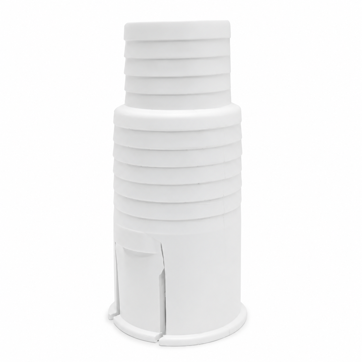 Adaptador branco para aspirador de piscina