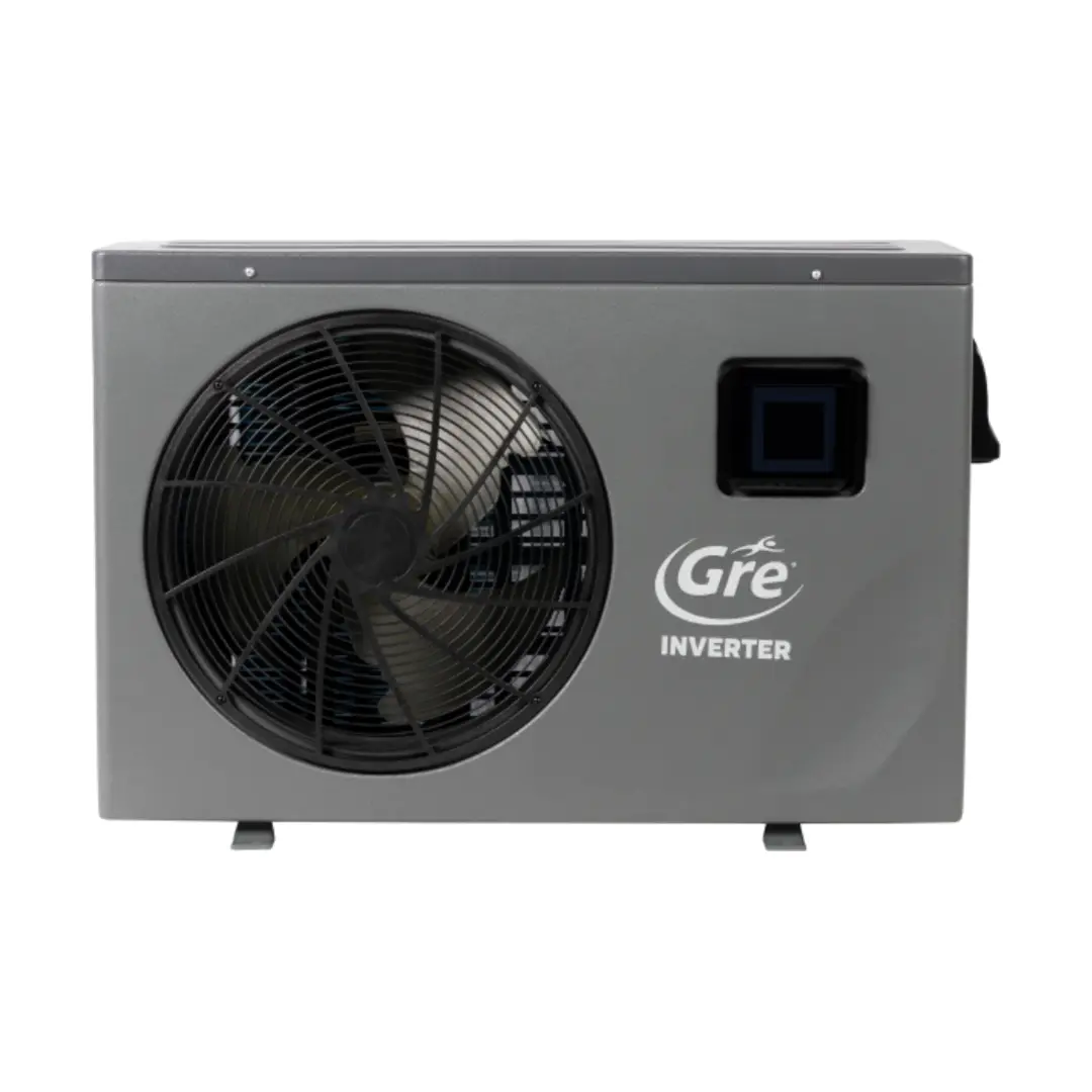 Bomba de calor GRE Inverter em gabinete cinza