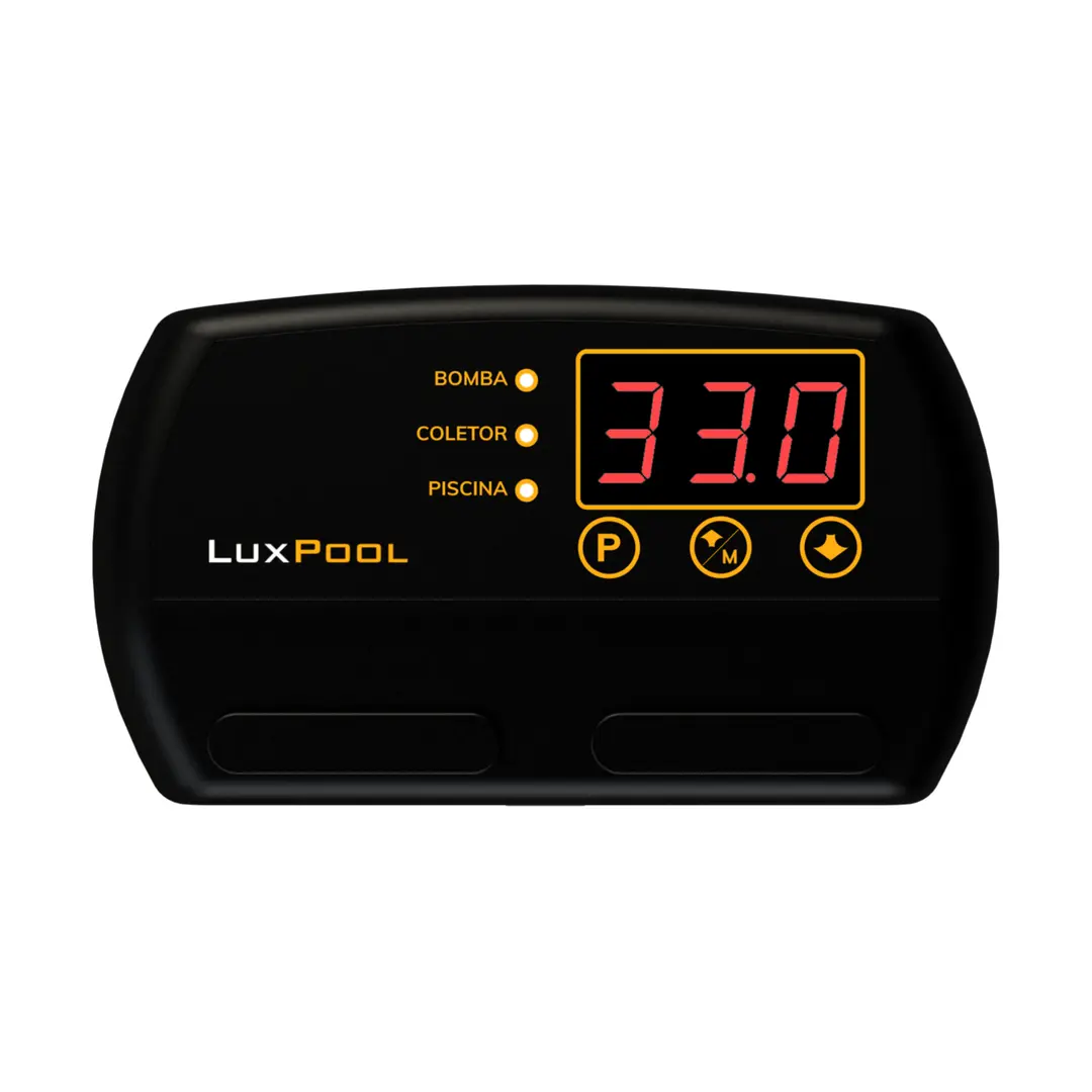 Controlador digital LuxPool MMZ1373N para aquecimento solar de piscina