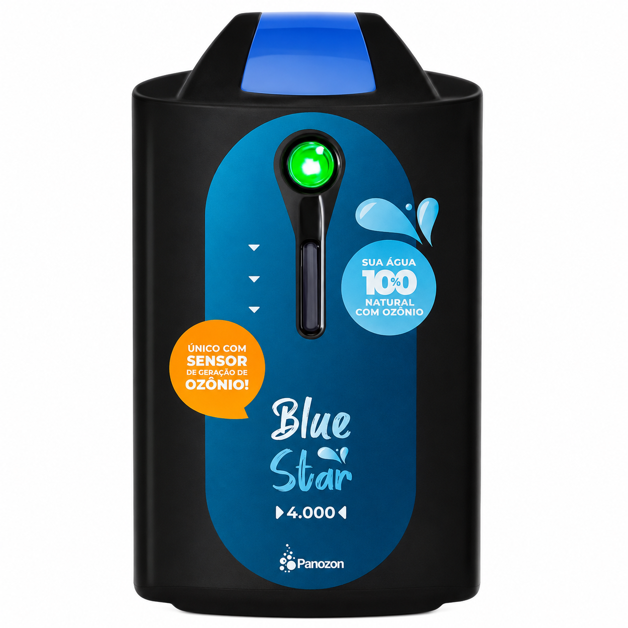 Gerador de ozônio Panozon Blue Star para piscinas residenciais