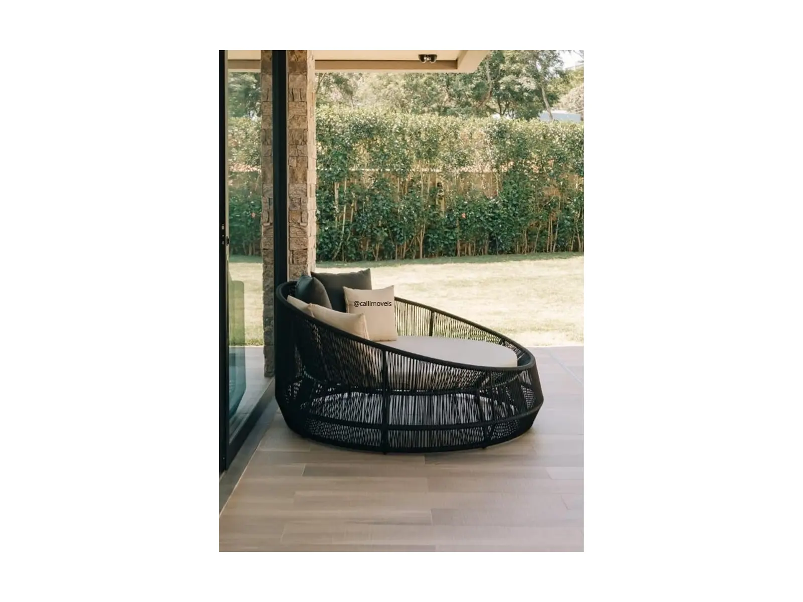 Chaise Pérola da Calli Móveis para área externa