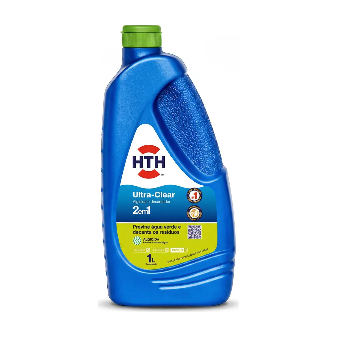 Embalagem HTH Ultra Clear 2 em 1